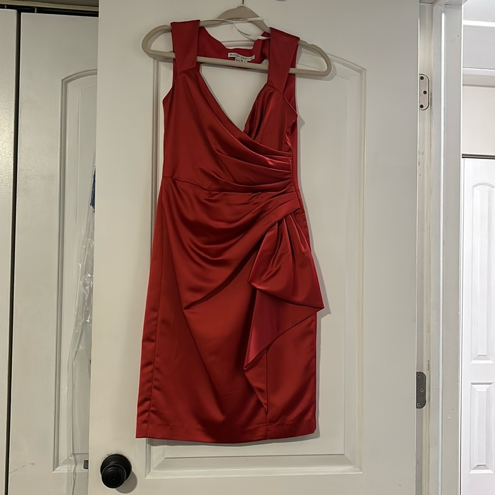 Maggie London Red Dress